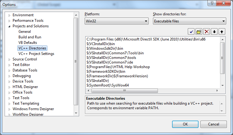 Visual Studio 2008 - Options Dialog