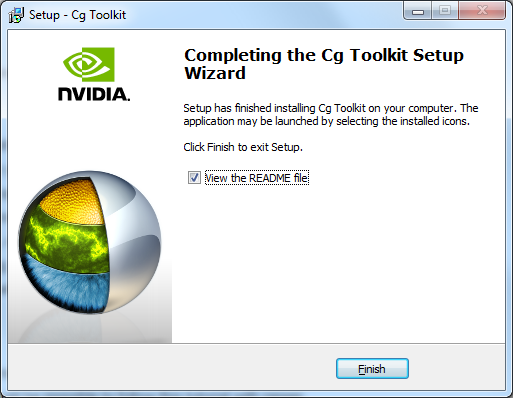 Cg Toolkit Installer (Finish)