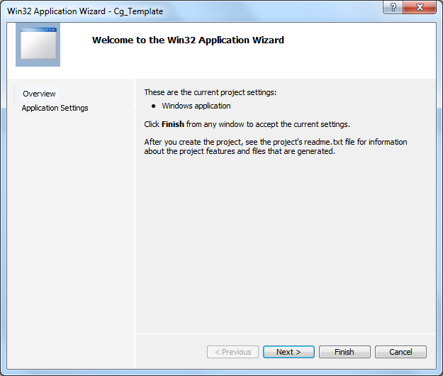 Visual Studio 2010 - Application Wizard
