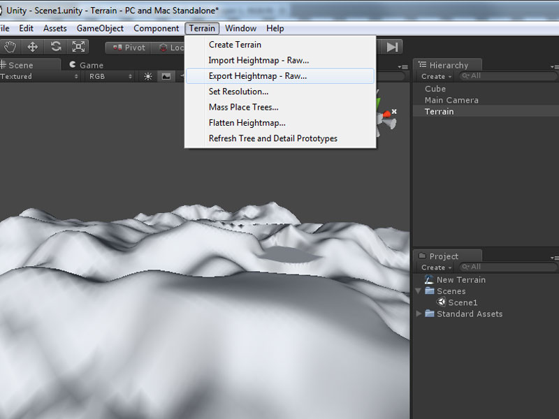 Unity export