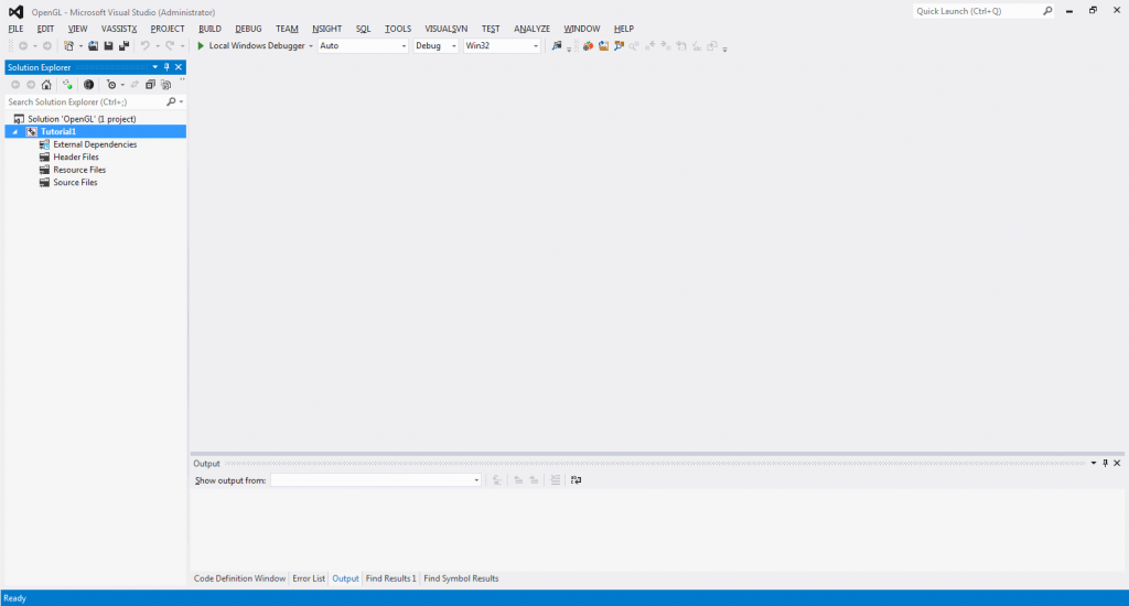 Visual Studio 2012 - OpenGL Project